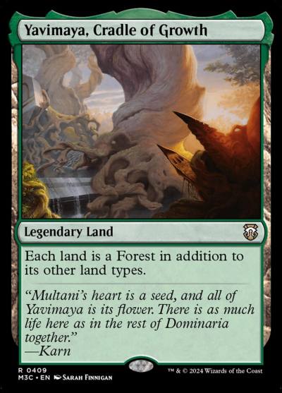 Yavimaya, Cradle of Growth M3C-409 Modern Horizons 3 Commander Magic card