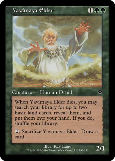 Yavimaya Elder TD0-A92 Magic Online Theme Decks Magic card