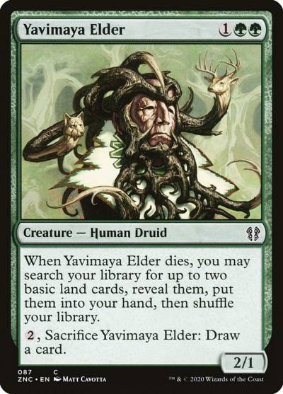 Yavimaya Elder ZNC-87 Zendikar Rising Commander Magic card