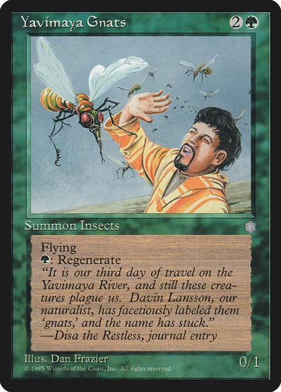 Yavimaya Gnats 280 Ice Age Magic card