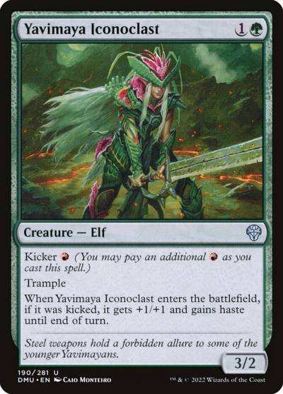 Yavimaya Iconoclast 190 Dominaria United Magic card