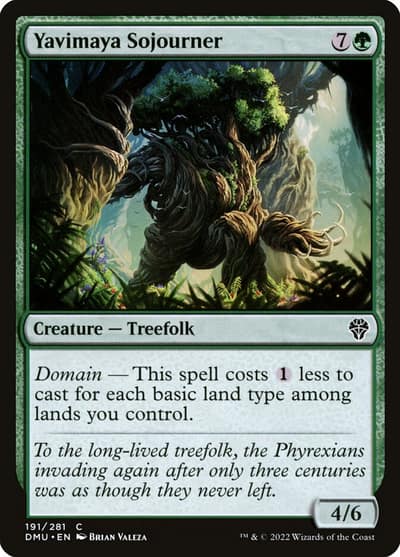 Yavimaya Sojourner 191 Dominaria United Magic card