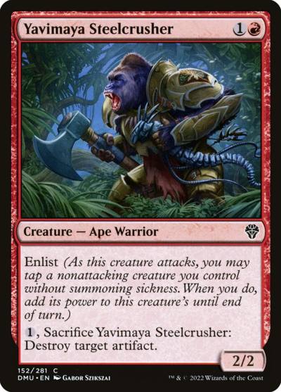 Yavimaya Steelcrusher 152 Dominaria United Magic card