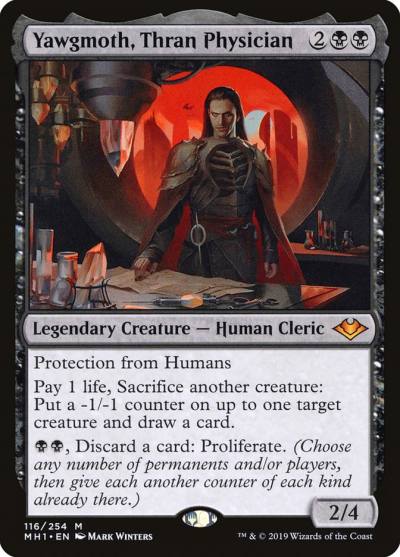 Yawgmoth, Thran Physician MH1-116 Modern Horizons Magic card