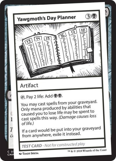 Yawgmoth's Day Planner MB2-555 Mystery Booster 2 Magic card