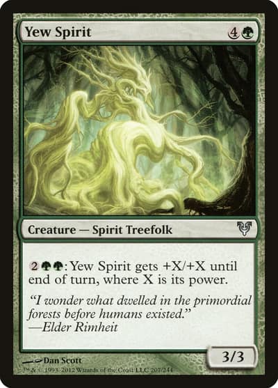 Yew Spirit 207 Avacyn Restored Magic card