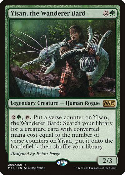 Yisan, the Wanderer Bard M15-209 Magic 2015 Magic card