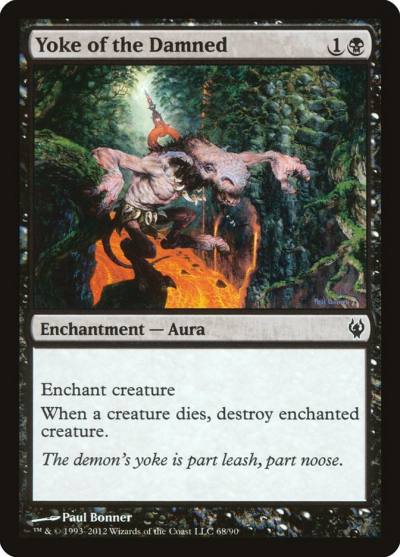 Yoke of the Damned DDJ-68 Duel Decks: Izzet vs. Golgari Magic card