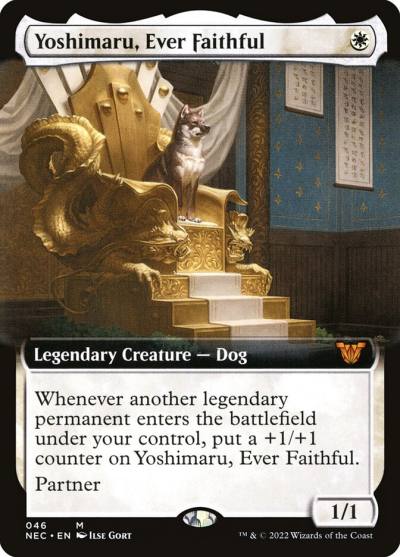 Yoshimaru, Ever Faithful NEC-46 Neon Dynasty Commander Magic card