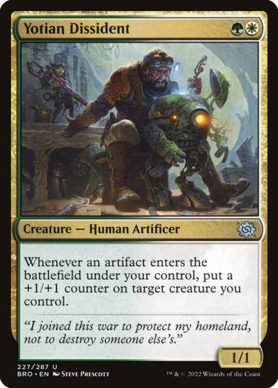 Yotian Dissident 227 The Brothers' War Magic card
