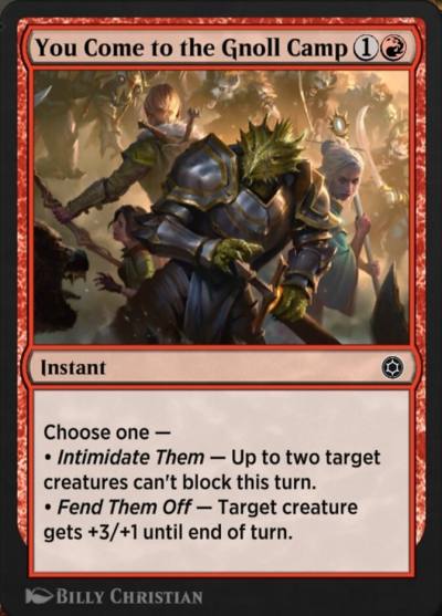You Come to the Gnoll Camp HBG-195 Alchemy Horizons: Baldur's Gate Magic card
