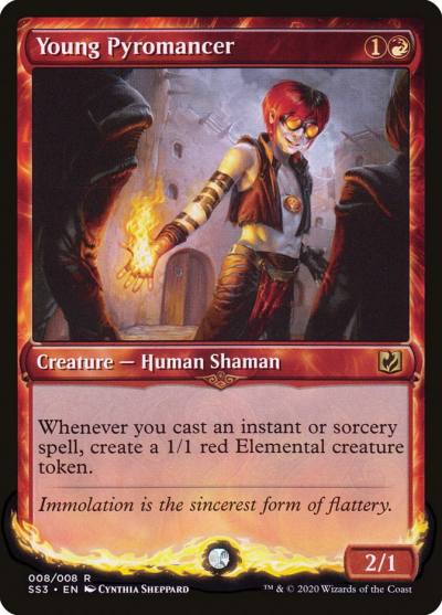Young Pyromancer SS3-8 Signature Spellbook: Chandra Magic card