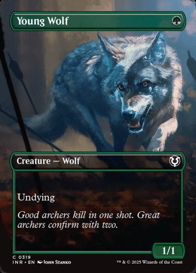 Young Wolf INR-319 Innistrad Remastered Magic card