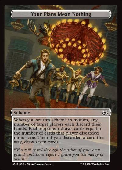 Your Plans Mean Nothing DSC-367 Duskmourn: House of Horror Commander Magic card