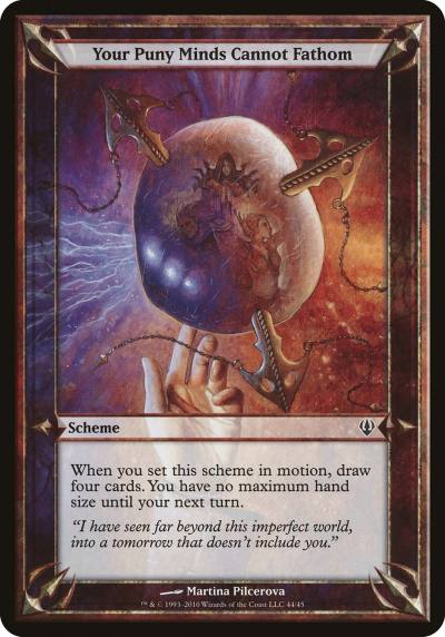 Your Puny Minds Cannot Fathom OARC-44STAR Archenemy Schemes Magic card