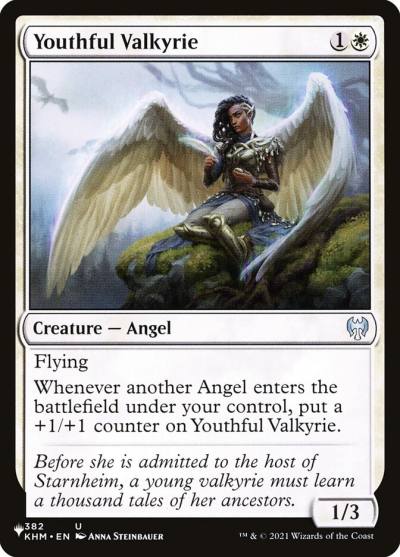 Youthful Valkyrie PLST-KHM-382 The List Magic card
