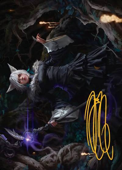 Y'shtola, Night's Blessed // Y'shtola, Night's Blessed AFIN-21 Final Fantasy Art Series Magic card