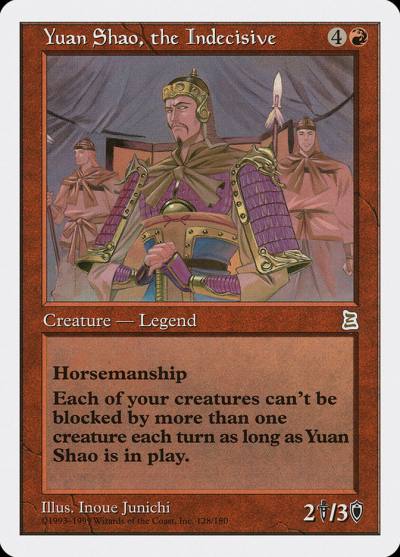 Yuan Shao, the Indecisive PTK-128 Portal Three Kingdoms Magic card