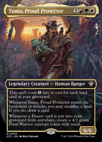 Yuma, Proud Protector 4 Outlaws of Thunder Junction Commander Magic card