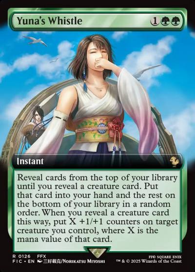 Yuna's Whistle FIC-126 Final Fantasy Commander Magic card