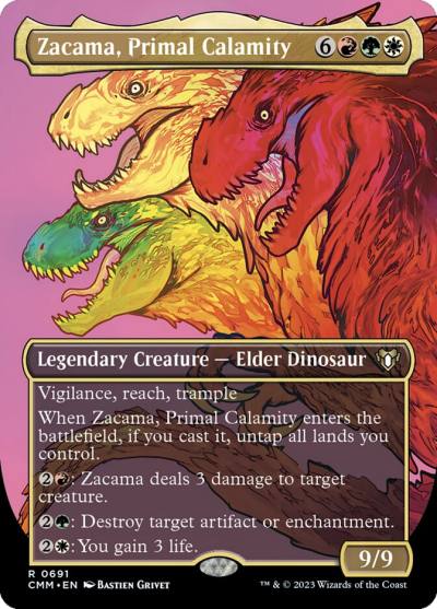 Zacama, Primal Calamity CMM-691 Commander Masters Magic card