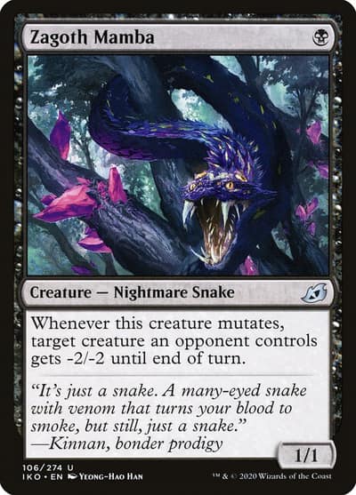 Zagoth Mamba 106 Ikoria: Lair of Behemoths Magic card