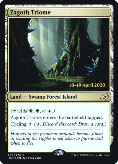 Zagoth Triome PIKO-259S Ikoria: Lair of Behemoths Promos Magic card