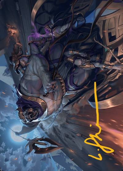 Zahur, Glory's Past // Zahur, Glory's Past ADFT-10 Aetherdrift Art Series Magic card