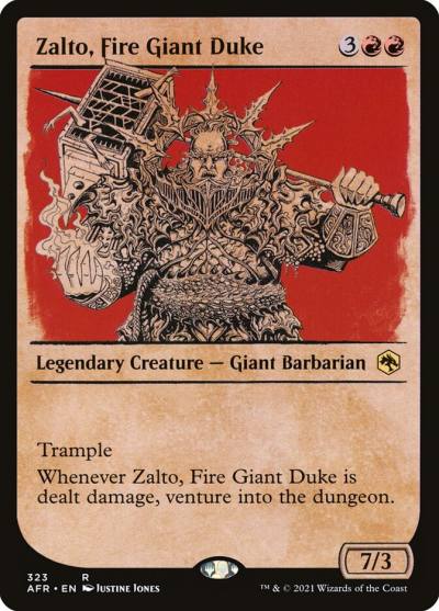 Zalto, Fire Giant Duke AFR-323 Adventures in the Forgotten Realms Magic card