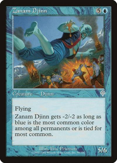Zanam Djinn INV-90 Invasion Magic card