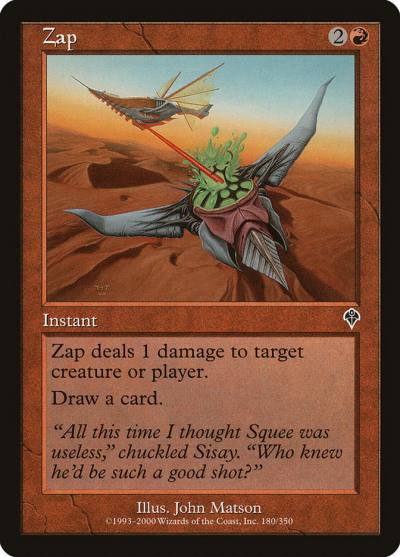 Zap INV-180 Invasion Magic card