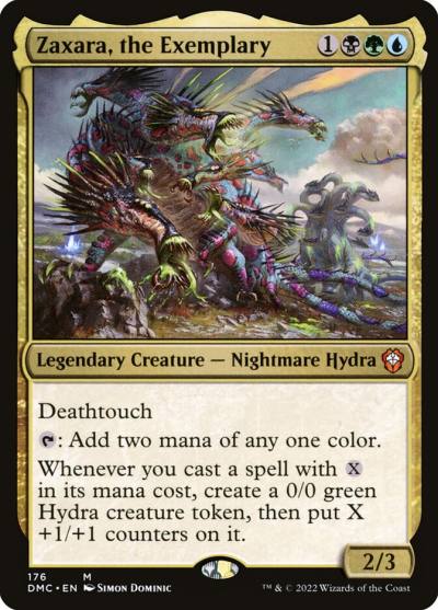 Zaxara, the Exemplary DMC-176 Dominaria United Commander Magic card