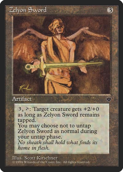 Zelyon Sword FEM-91 Fallen Empires Magic card