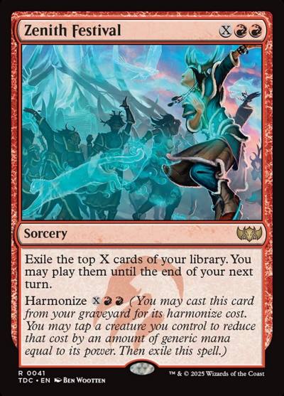 Zenith Festival TDC-41 Tarkir: Dragonstorm Commander Magic card