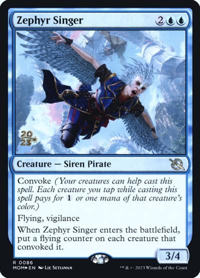 Zephyr Singer PMOM-86S March of the Machine Promos Magic card