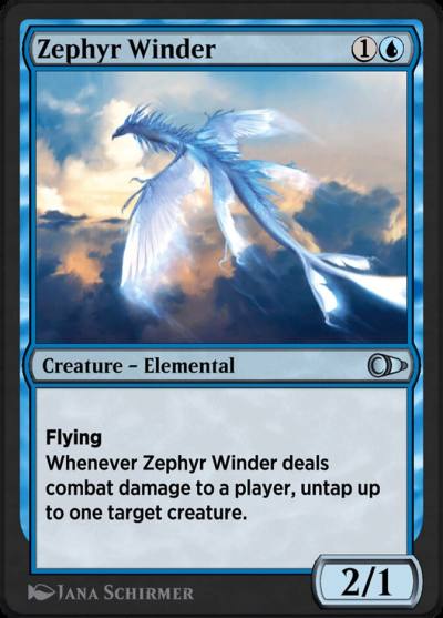 Zephyr Winder PIO-81 Pioneer Masters Magic card