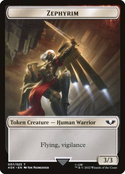 Zephyrim T40K-7 Warhammer 40,000 Tokens Magic card