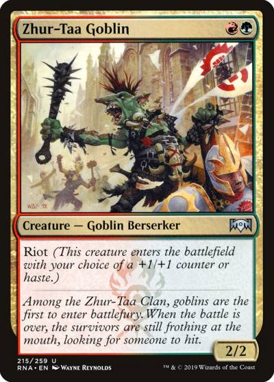 Zhur-Taa Goblin 215 Ravnica Allegiance Magic card
