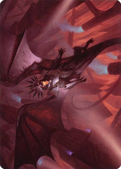 Ziatora, the Incinerator // Ziatora, the Incinerator ASNC-33 New Capenna Art Series Magic card