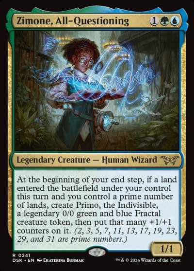 Zimone, All-Questioning DSK-241 Duskmourn: House of Horror Magic card