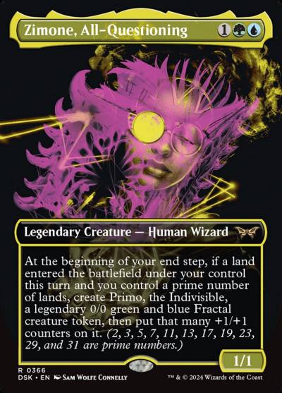 Zimone, All-Questioning DSK-366 Duskmourn: House of Horror Magic card