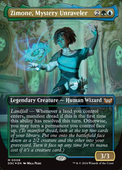 Zimone, Mystery Unraveler 8 Duskmourn: House of Horror Commander Magic card