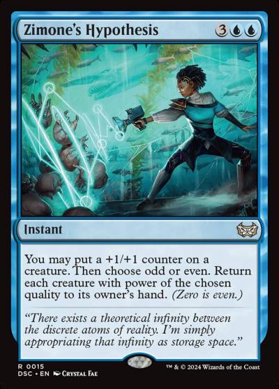 Zimone's Hypothesis DSC-15 Duskmourn: House of Horror Commander Magic card