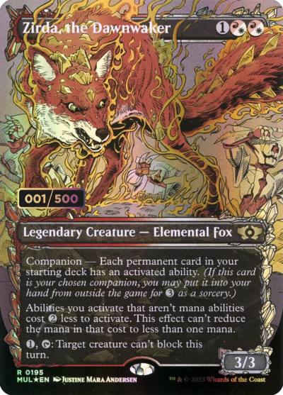 Zirda, the Dawnwaker MUL-195Z Multiverse Legends Magic card