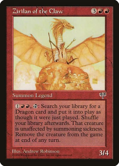 Zirilan of the Claw 204 Mirage Magic card