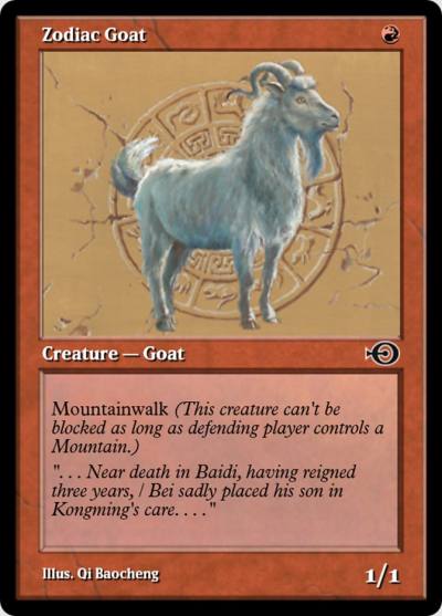 Zodiac Goat PRM-35098 Magic Online Promos Magic card