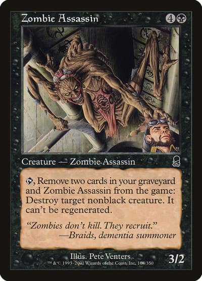 Zombie Assassin 168 Odyssey Magic card