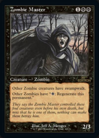 Zombie Master 30A-431 30th Anniversary Edition Magic card