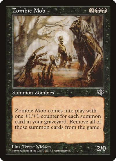 Zombie Mob 153 Mirage Magic card