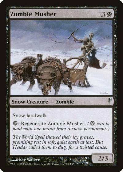 Zombie Musher 75 Coldsnap Magic card